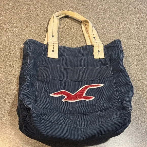 Y2k Hollister corduroy tote bag - Picture 1 of 3